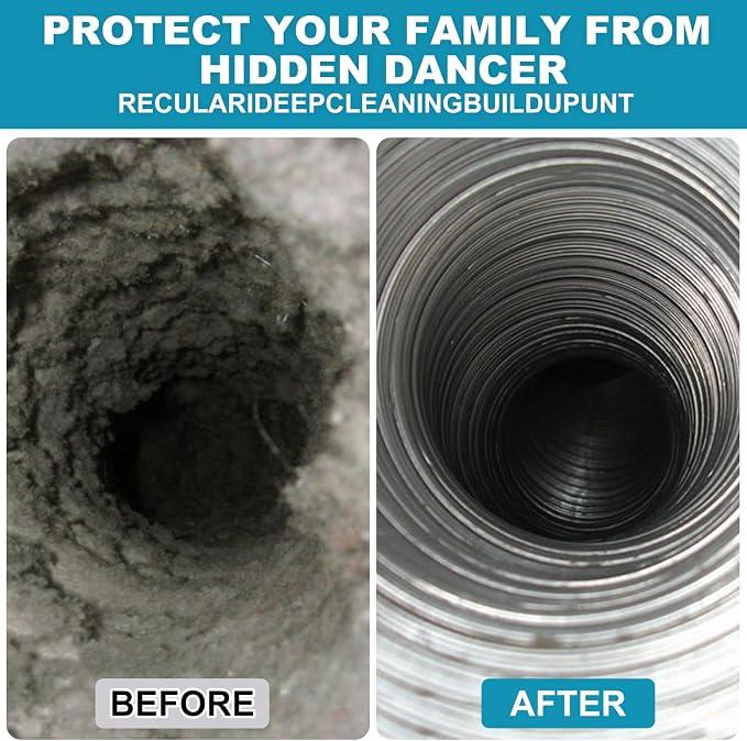 Sealegend 40 Feet Dryer Vent Cleaner Kit/Lint Remover/Upgraded Flexible - Image 8