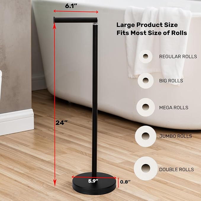 Noonext Toilet Paper Holder Stand - Image 5