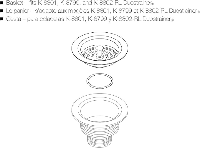 KOHLER Strainer Cup Assy - Image 4