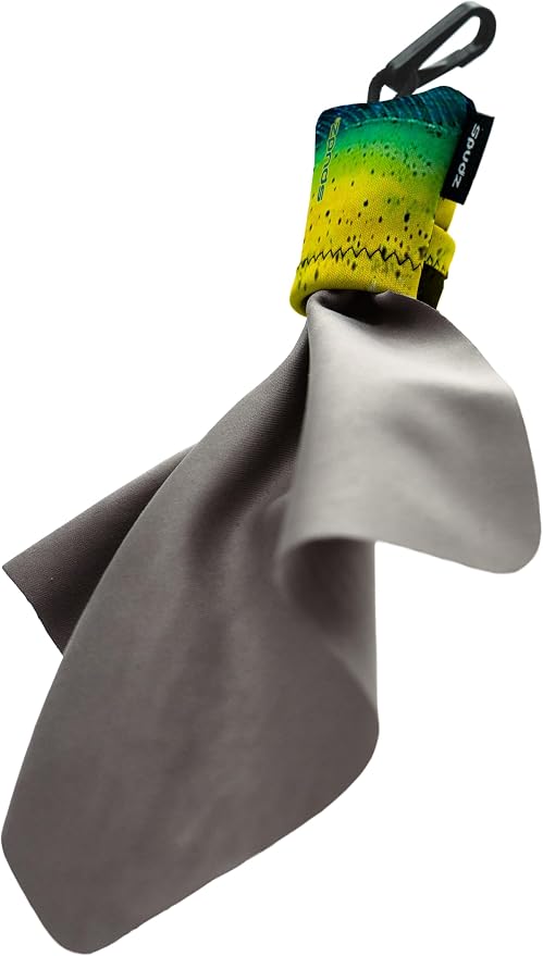 SPUDZ Ultra Microfiber Lens Cleaner – Closable Pouch, Washable – by ALPINEINNOVATIONS