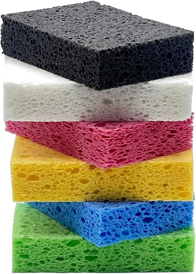 6 - Pack Non-Scratch Scrub Sponges - Sponges - Image 2