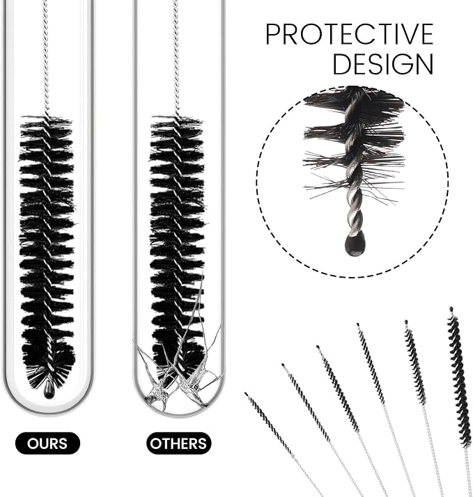 LOVEINUSA Straw Cleaner Brush, Bottle Cleaning Brushes - Image 6