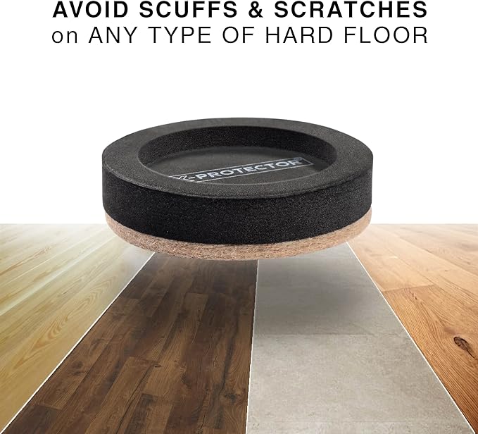 Felt Furniture Sliders for Hardwood Floors X-PROTECTOR 16 PCS 3 ½” - Image 3