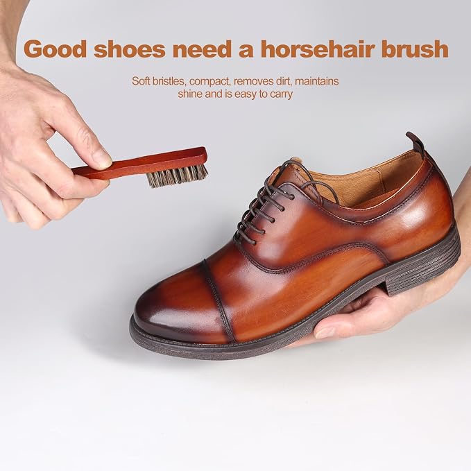 Shoe Brush Shoe Polish Brush Horse Hair Brush - Image 6