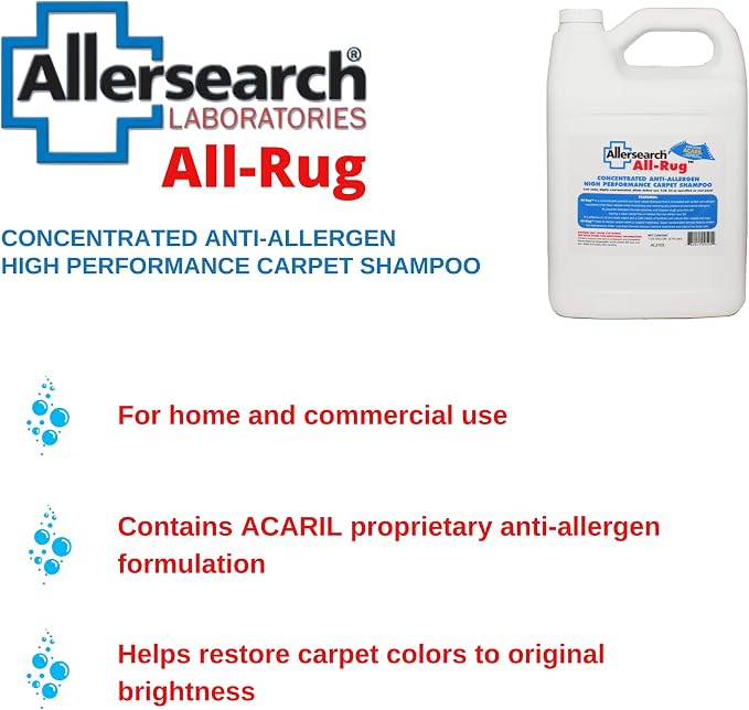 Allersearch All-Rug Anti-Allergen Concentrated Carpet Shampoo 1 Gallon - Image 4