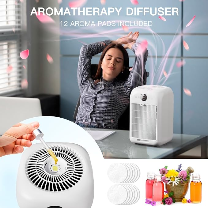 Air Purifiers for Home Bedroom Large Room, Powerful DC Motor Covers Up to 908 - Image 6