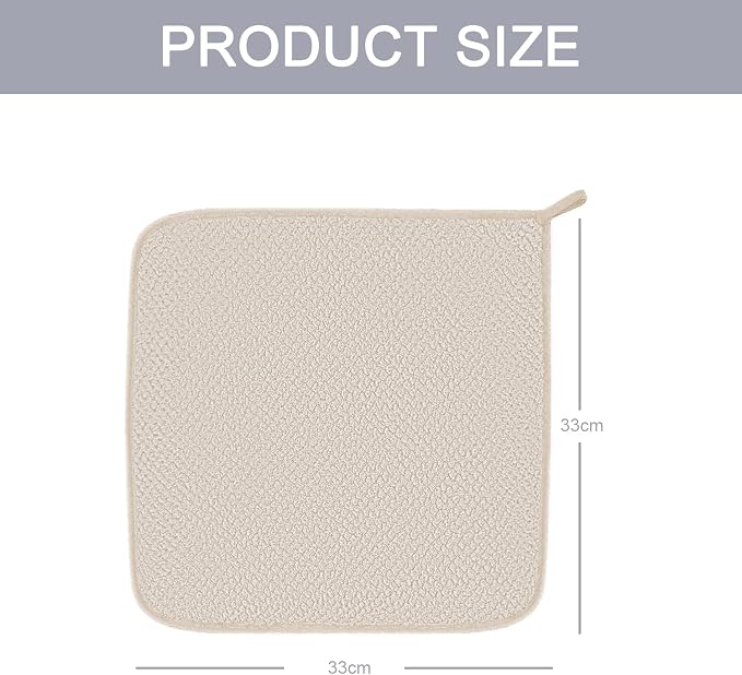 6 Piece Washcloth Set Set, 100% Microfiber - Image 3