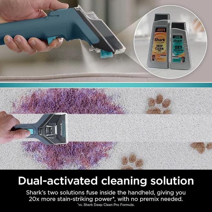 Shark CarpetXpert with Stain Striker, Upright Carpet, Area Rug & Upholstery - Image 4
