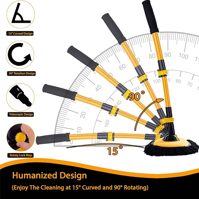 15° Curved Car Cleaning Brush - Image 5