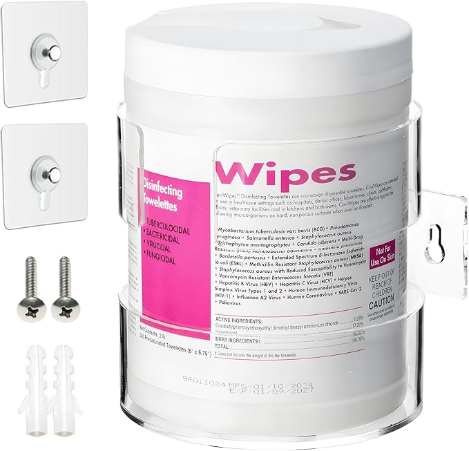 Wipes Holder for Heavy Duty Cleaning Wipes by Heyrelda