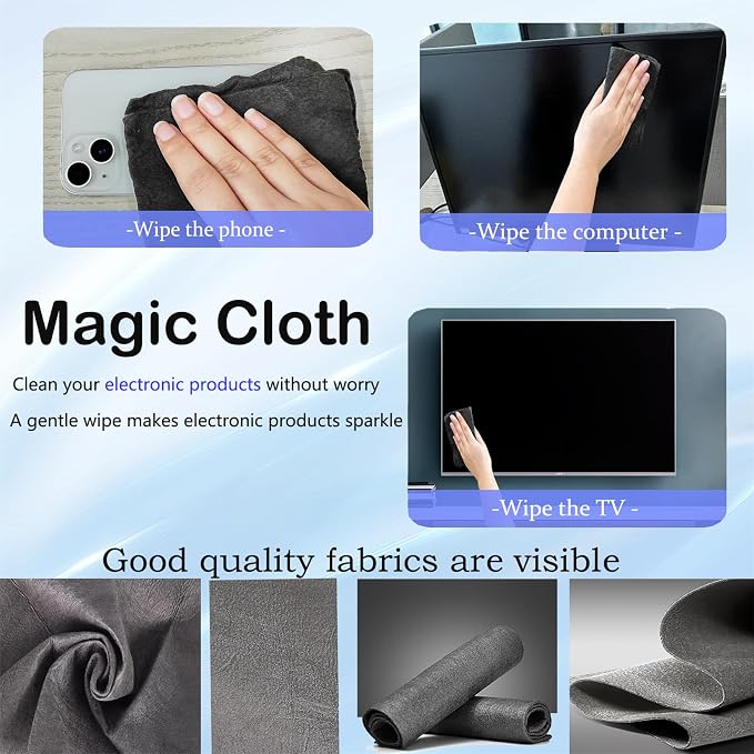10pcs 9×7 Inches Real Magic Cloth Thickened Magic Cleaning Cloth Microfiber - Image 6