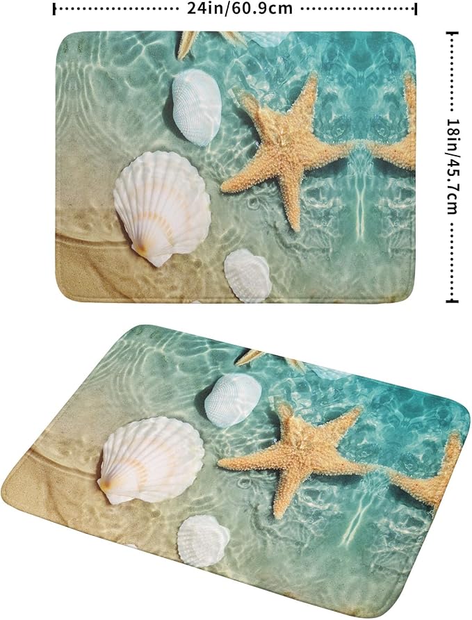 Summer Beach Style Dish Drying Mat - Image 2
