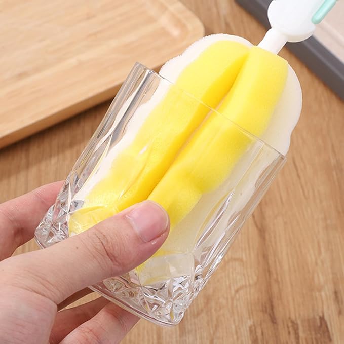 8PCS Bottle Brush Replacement Sponge Heads Environmental Protection Cup Cleaner - Image 4
