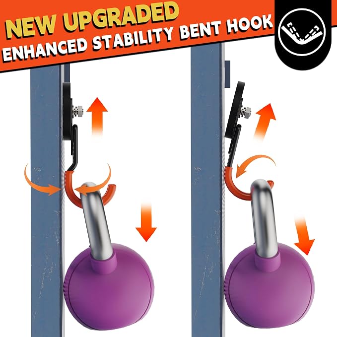 ULIBERMAGNET New Updated Garage Strong Magnetic Hooks, 2 Pack Heavy Duty Large - Image 3