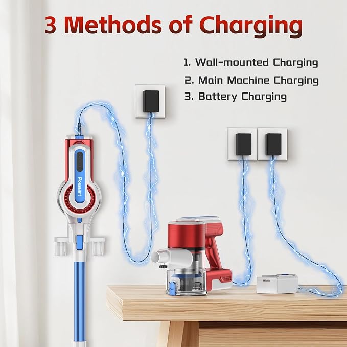Cordless Vacuum Cleaner for Home, 45Kpa Lightweight Stick Vacuum - Image 9