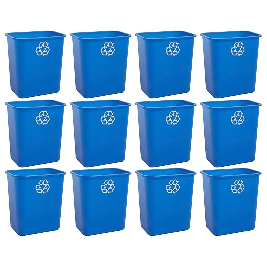 United Solutions 7 Gallon / 28 Quart Space Saving Recycling Bin, Fits Under by UNITEDSOLUTIONS