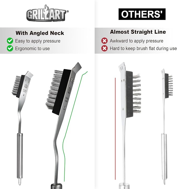 GRILLART Grill Brush and Scraper Replacement Head - Image 4
