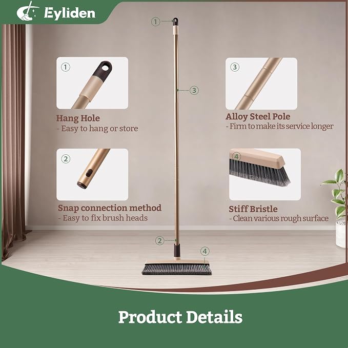 Eyliden Carpet Broom, Angle Carpet Brush - Image 5
