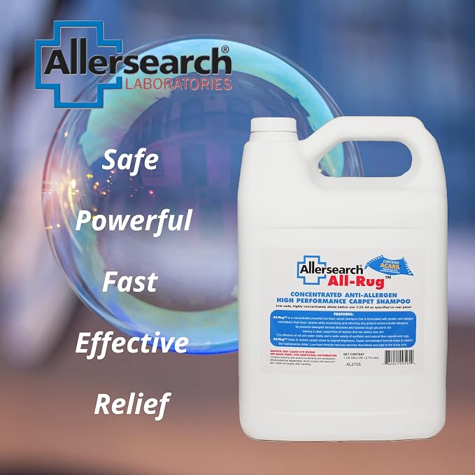 Allersearch All-Rug Anti-Allergen Concentrated Carpet Shampoo 1 Gallon - Image 7