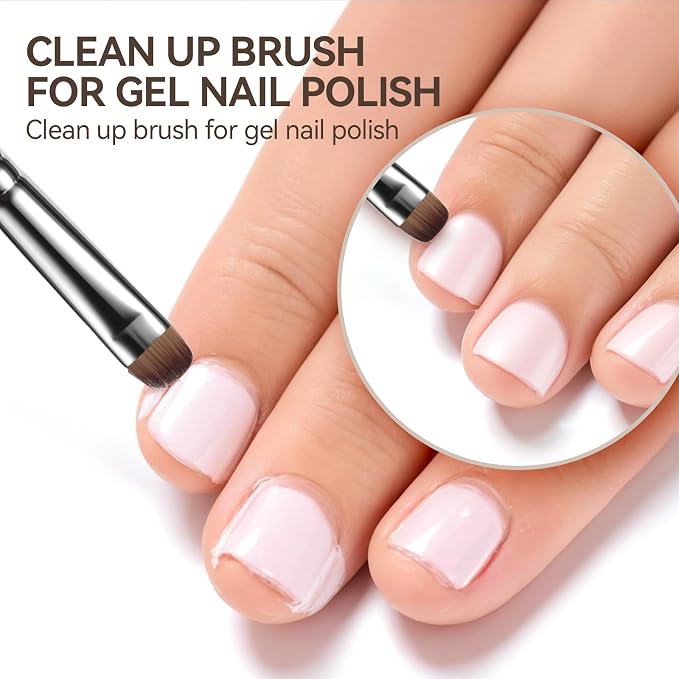 Acrylic Nail Brush for French Tips & Gel Polish Clean Up | Professional - Image 6