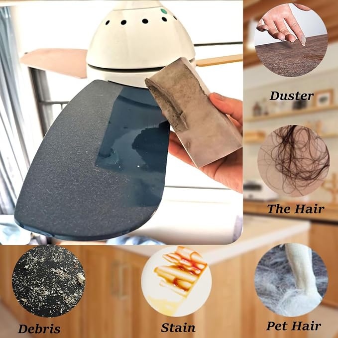 6 Pack Damp Clean Duster Sponge, Dusting Sponge Duster - Image 4