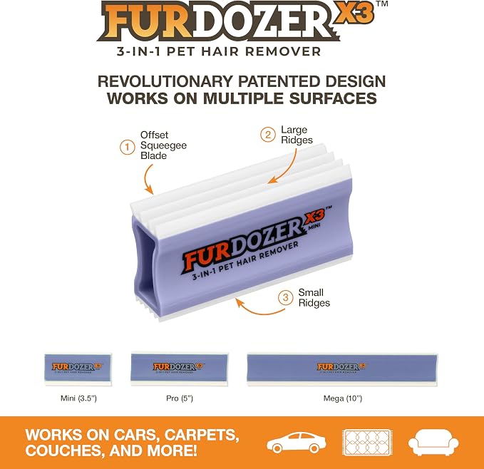 FurDozer Pet Hair Remover & Auto Detailing Tools - Image 2