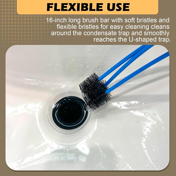 16-Inch Flexible AC Drain Line Cleaning Brush, - Image 5