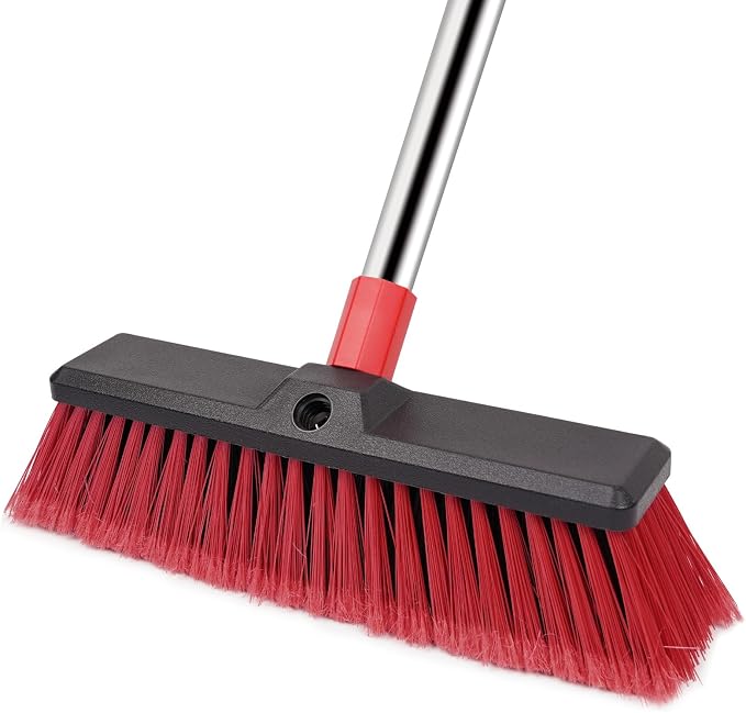 14” Push Broom with 70” Adjustable Handle by Unknown