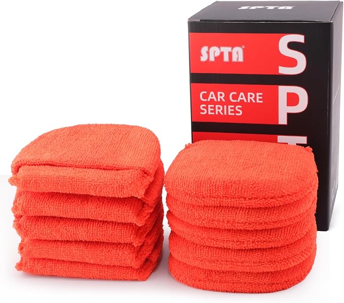 Microfiber applicator pad, Microfiber Sponge, SPTA 10Pcs Ultra-Soft Microfiber - Image 8