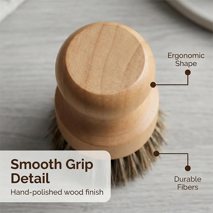 Wooden Dish Scrub Brush - Image 5