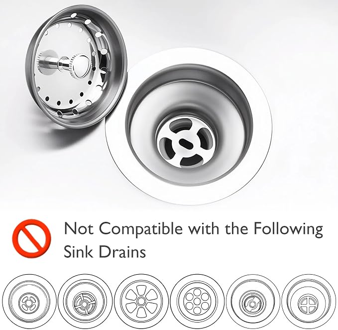 Kingrol 4 Pack Kitchen Sink Strainers - Image 4