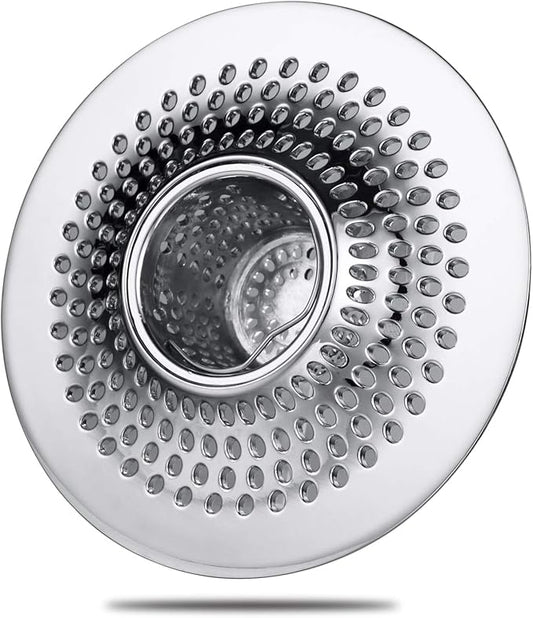 MFTEK Drain Hair Catcher Tub Drain Protector, Stainless Steel Bathtub Shower by MFTEK