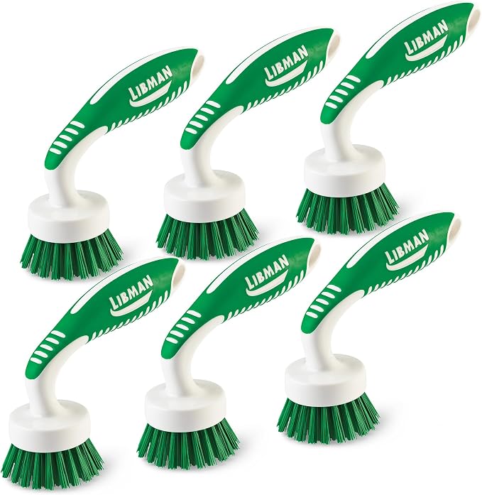 Libman Curved Kitchen Brush | Case of 6 by TheLibmanCompany