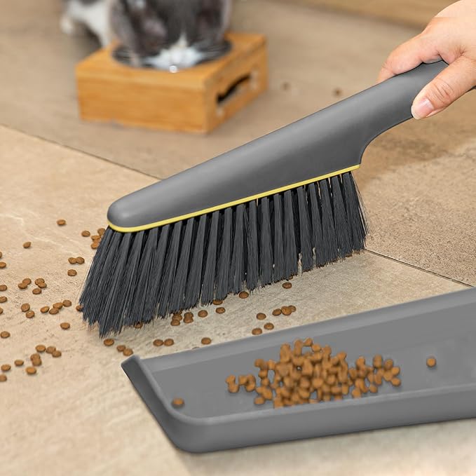 Small Broom and Dustpan Set, Hand Mini Dust-Pan and Brush, Handheld Portable - Image 4