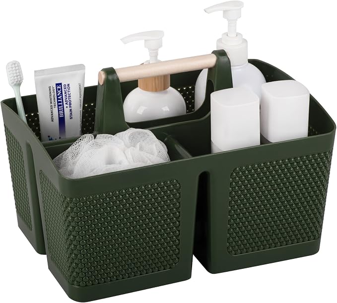 rejomiik Portable Shower Caddy Basket Plastic Cleaning Caddy Organizer Storage by rejomiik