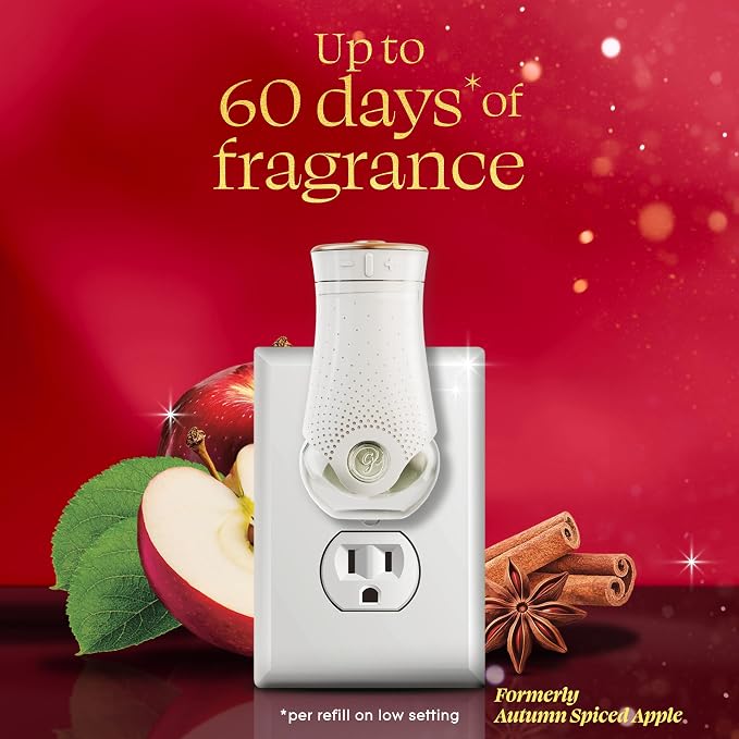 Glade PlugIns Refills Air Freshener, Warm Apple & Spices, Scented and Essential - Image 2