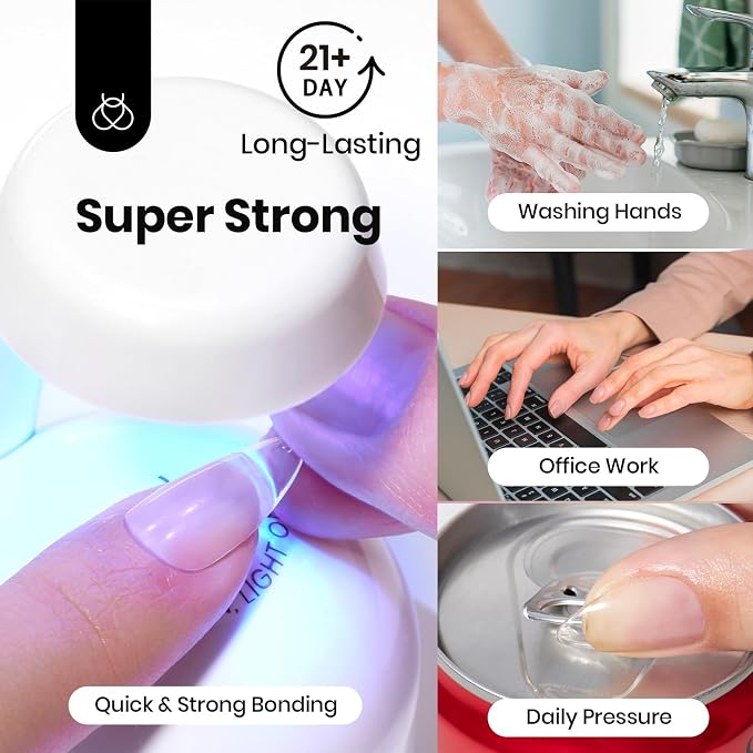 Beetles 2Pcs 15ml HEMA-Free Nail Glue Gel - Image 4