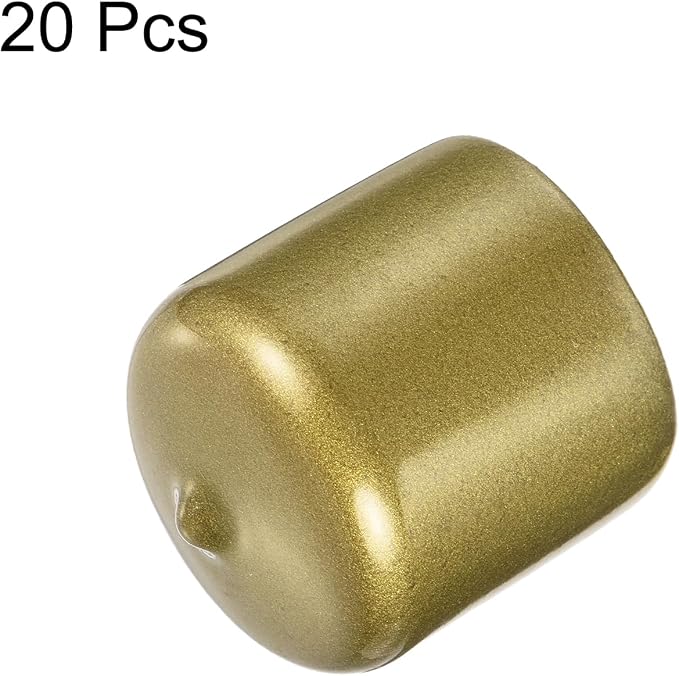 uxcell 20pcs Rubber End Caps 31mm ID Vinyl Round Tube Bolt Cap Cover Thread - Image 2