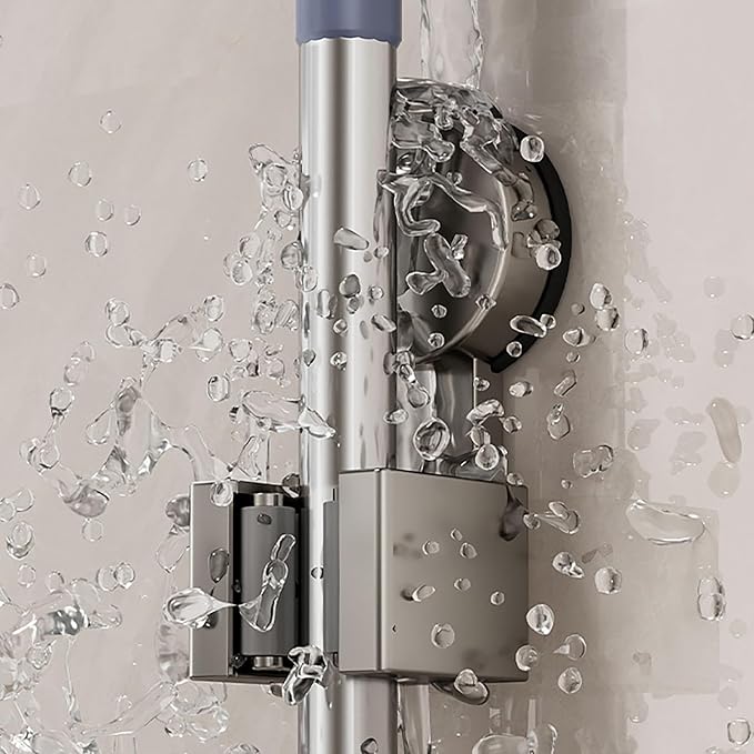 Wall Mounted Mop Organizers Strong Grip No Drilling Suction Brooms Holders - Image 5