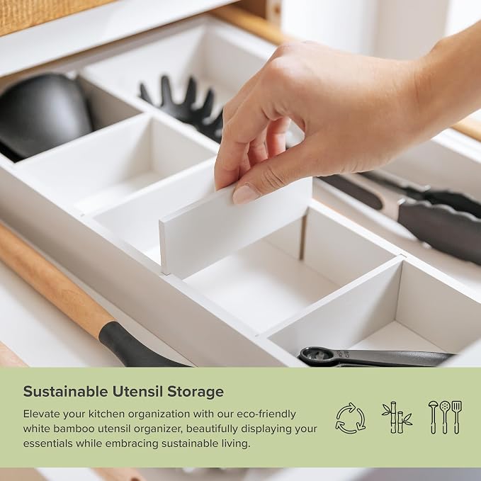 KitchenEdge Adjustable Kitchen Drawer Organizer - Image 4