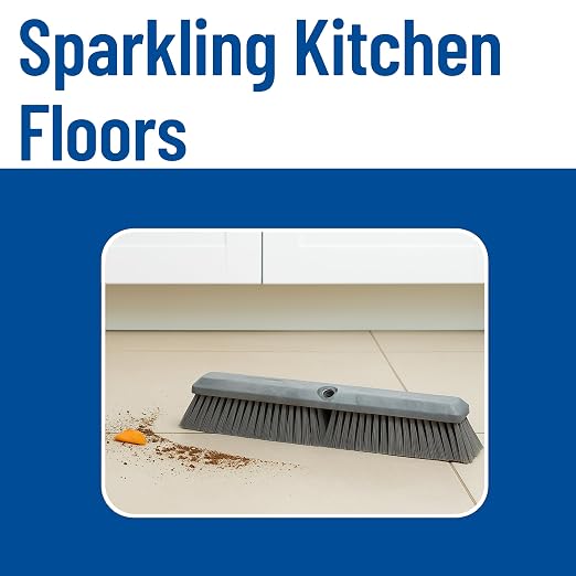 SPARTA Omni Sweep Plastic Push Broom Head, Heavy Duty, Industrial Broom - Image 6