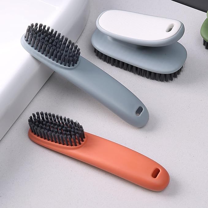 Household Small Scrub Brushes Laundry Cleaning Board Brush Easy Grip Shoe Brush - Image 5