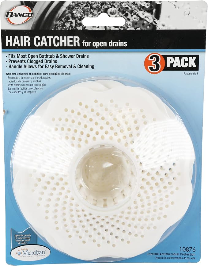 DANCO Tub Drain Protector Hair Catcher | Strainer | Bathtub Drain Snake - Image 6