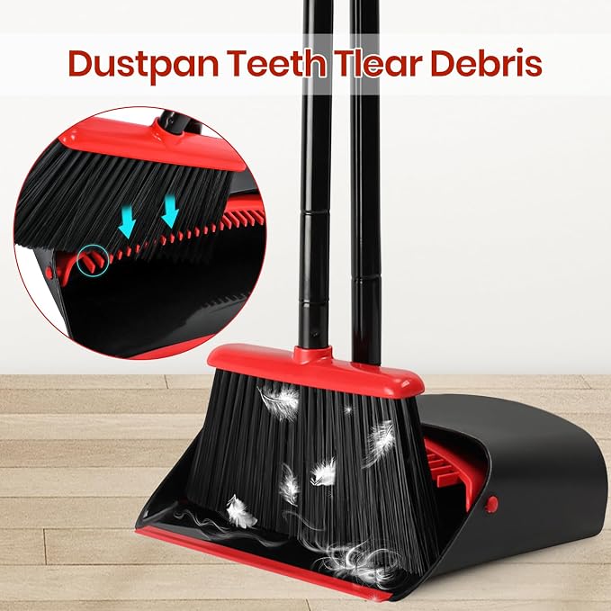 TreeLen Dust Pan and Broom/Dustpan Cleans Broom Combo - Image 3
