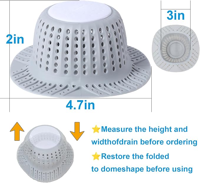 Silicone Shower Drain Hair Catcher - Image 2