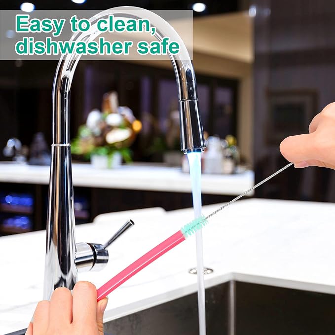 Reusable Straw Cleaning Brushes Bottle Test Tube Long Straw Cleaning Brush - Image 5