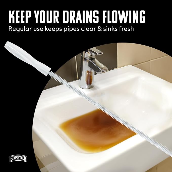 Brushtech Sink Drain & Overflow Cleaning Brush - Image 6