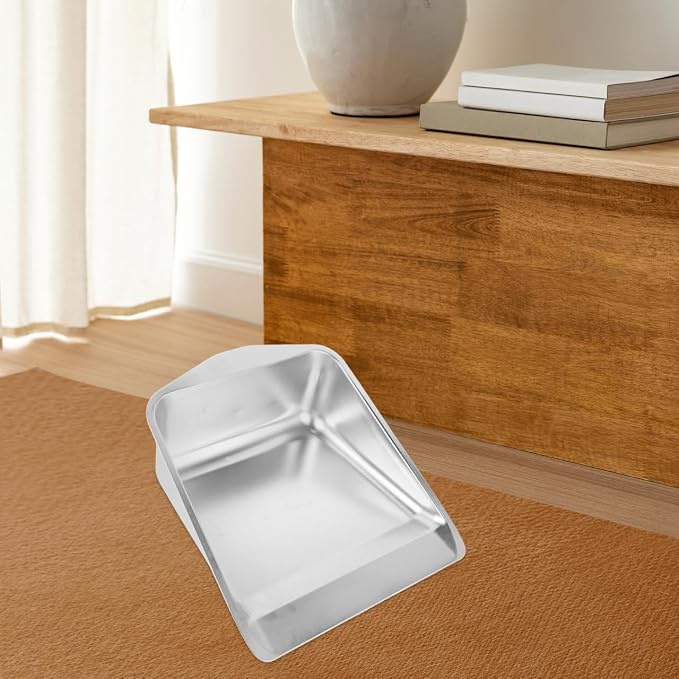 Stainless Steel Handheld Dust Pan Heavy Duty Metal Dustpan Multi Functional - Image 9