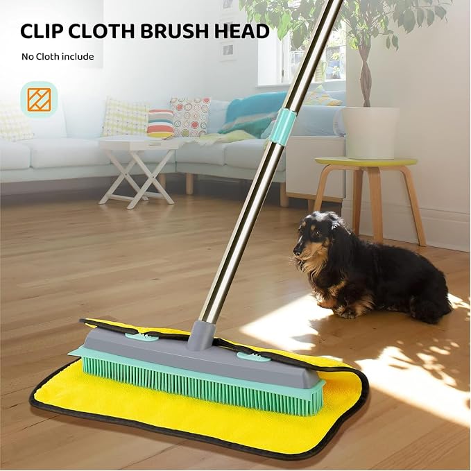 Pet Carpet Hair Rubber Broom - Image 4