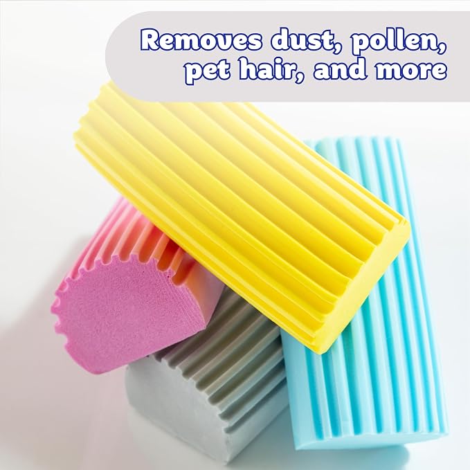 Scrub Daddy Damp Duster, Ridged Wet Dust Sponge - Image 4